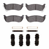 Dynamic Friction 2003-2010 Ford Explorer Sport Trac Rear Ultimate Duty Performance Brake Pads and Hardware Kit by Dynamic Friction Company 1400-0964-01