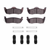 Dynamic Friction 2005-2010 Jeep Commander Rear Ultimate Duty Performance Brake Pads and Hardware Kit by Dynamic Friction Company 1400-1087-01