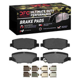 Dynamic Friction 2007-2018 Dodge Nitro Rear Ultimate Duty Performance Brake Pads and Hardware Kit by Dynamic Friction Company 1400-1274-01