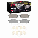 Dynamic Friction 2007-2022 Lexus LX570 Rear Ultimate Duty Performance Brake Pads and Hardware Kit by Dynamic Friction Company 1400-1304-01