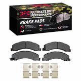 Dynamic Friction 2008-2025 Dodge Ram 4500 Front/Rear Ultimate Duty Performance Brake Pads and Hardware Kit by Dynamic Friction Company 1400-1335-01