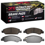 Dynamic Friction 2005-2020 Cadillac Escalade EXT Front Ultimate Duty Performance Brake Pads by Dynamic Friction Company 1400-1363-00