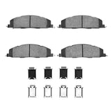 Dynamic Friction 2009-2018 Dodge Ram 3500 Rear Ultimate Duty Performance Brake Pads and Hardware Kit by Dynamic Friction Company 1400-1400-01