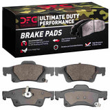 Dynamic Friction 2011-2025 Dodge Durango Rear Ultimate Duty Performance Brake Pads by Dynamic Friction Company 1400-1498-00
