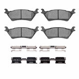 Dynamic Friction 2012-2020 Ford F-150 RWD Rear Ultimate Duty Performance Brake Pads and Hardware Kit by Dynamic Friction Company 1400-1602-01