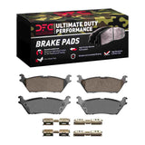 Dynamic Friction 2015-2021 Ford F-150 RWD Rear Ultimate Duty Performance Brake Pads and Hardware Kit by Dynamic Friction Company 1400-1790-01