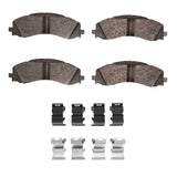 Dynamic Friction 2019-2025 Ram 2500 Front Ultimate Duty Performance Brake Pads and Hardware Kit by Dynamic Friction Company 1400-2223-01