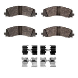 Dynamic Friction 2019-2025 Ram 4000 (Mexico) Rear Ultimate Duty Performance Brake Pads and Hardware Kit by Dynamic Friction Company 1400-2225-01