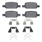 Dynamic Friction 2021-2022 Chevrolet Colorado Rear Ultimate Duty Performance Brake Pads and Hardware Kit by Dynamic Friction Company 1400-2370-01