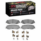 Dynamic Friction 2022-2025 Infiniti QX80 Rear Ultimate Duty Performance Brake Pads and Hardware Kit by Dynamic Friction Company 1400-2511-01