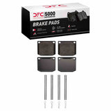 Dynamic Friction 1961-1972 MG MGC Front 5000 Advanced Low Metallic Brake Pads and Hardware Kit by Dynamic Friction Company 1551-0002-01