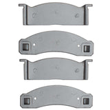 Dynamic Friction 1968-1973 Ford Fairlane Front 5000 Advanced Semi Metallic Brake Pads by Dynamic Friction Company 1551-0034-00