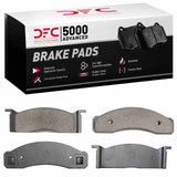 Dynamic Friction 1968-1973 Ford Fairlane Front 5000 Advanced Semi Metallic Brake Pads by Dynamic Friction Company 1551-0034-00