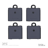 Dynamic Friction 1966-1970 Volkswagen Karmann Ghia Front 5000 Advanced Semi Metallic Brake Pads by Dynamic Friction Company 1551-0040-00