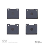 Dynamic Friction 1965-1987 Lotus Elan Rear/Front 5000 Advanced Semi Metallic Brake Pads by Dynamic Friction Company 1551-0044-00