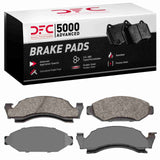 Dynamic Friction 1972-1985 American Motors Matador Front 5000 Advanced Semi Metallic Brake Pads by Dynamic Friction Company 1551-0050-00