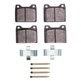 Dynamic Friction 1972-1975 Volvo 164 Front 5000 Advanced Semi Metallic Brake Pads and Hardware Kit by Dynamic Friction Company 1551-0056-01