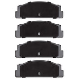 Dynamic Friction 1966-1988 Fiat X-1/9 Rear 5000 Advanced Semi Metallic Brake Pads by Dynamic Friction Company 1551-0071-00