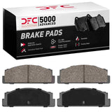 Dynamic Friction 1966-1988 Fiat X-1/9 Rear 5000 Advanced Semi Metallic Brake Pads by Dynamic Friction Company 1551-0071-00