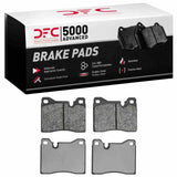 Dynamic Friction 1968-1994 BMW 2800CS Front 5000 Advanced Low Metallic Brake Pads by Dynamic Friction Company 1551-0082-00