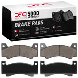 Dynamic Friction 1969-1978 American Motors Hornet Front 5000 Advanced Semi Metallic Brake Pads by Dynamic Friction Company 1551-0085-00