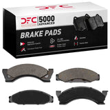 Dynamic Friction 1974-1981 American Motors Gremlin Front 5000 Advanced Semi Metallic Brake Pads by Dynamic Friction Company 1551-0090-00
