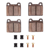 Dynamic Friction 1977-1977 Audi Fox Front 5000 Advanced Semi Metallic Brake Pads and Hardware Kit by Dynamic Friction Company 1551-0096-04