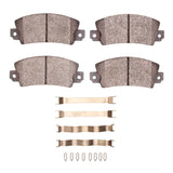 Dynamic Friction 1971-1983 Renault R15 Front 5000 Advanced Semi Metallic Brake Pads and Hardware Kit by Dynamic Friction Company 1551-0097-02