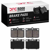 Dynamic Friction 1972-1987 Dodge Colt Front 5000 Advanced Semi Metallic Brake Pads by Dynamic Friction Company 1551-0101-00