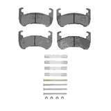 Dynamic Friction 1976-1980 Buick Skyhawk Front 5000 Advanced Semi Metallic Brake Pads and Hardware Kit