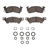Dynamic Friction 1976-1978 Buick Electra Rear 5000 Advanced Semi Metallic Brake Pads and Hardware Kit by Dynamic Friction Company 1551-0122-01