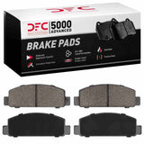 Dynamic Friction 1976-1991 Mazda RX-7 Front 5000 Advanced Semi Metallic Brake Pads by Dynamic Friction Company 1551-0131-00