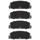 Dynamic Friction 1978-1989 Chrysler Conquest Rear 5000 Advanced Semi Metallic Brake Pads by Dynamic Friction Company 1551-0144-00
