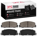 Dynamic Friction 1978-1989 Chrysler Conquest Rear 5000 Advanced Semi Metallic Brake Pads by Dynamic Friction Company 1551-0144-00