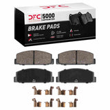 Dynamic Friction 1984-1989 Chrysler Conquest Rear 5000 Advanced Semi Metallic Brake Pads and Hardware Kit by Dynamic Friction Company 1551-0144-01