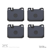 Dynamic Friction 1972-1979 Mercedes-Benz 280SE Front 5000 Advanced Low Metallic Brake Pads by Dynamic Friction Company 1551-0145-00