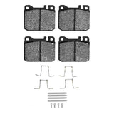 Dynamic Friction 1973-1979 Mercedes-Benz 280SE Front 5000 Advanced Low Metallic Brake Pads and Hardware Kit