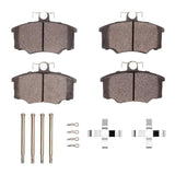 Dynamic Friction 1977-1977 Volkswagen Dasher Front 5000 Advanced Semi Metallic Brake Pads and Hardware Kit by Dynamic Friction Company 1551-0147-01