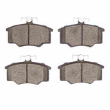 Dynamic Friction 1982-1983 Audi Coupe Front 5000 Advanced Semi Metallic Brake Pads by Dynamic Friction Company 1551-0147-10