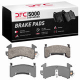Dynamic Friction 1978-2002 Buick Regal Front 5000 Advanced Semi Metallic Brake Pads by Dynamic Friction Company 1551-0154-00