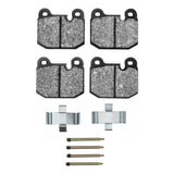 Dynamic Friction 1976-1977 BMW 320i (USA/Canada) Front 5000 Advanced Low Metallic Brake Pads and Hardware Kit by Dynamic Friction Company 1551-0174-01