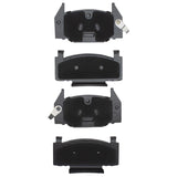 Dynamic Friction 1980-1982 Chevrolet Chevette Front 5000 Advanced Semi Metallic Brake Pads by Dynamic Friction Company 1551-0191-00