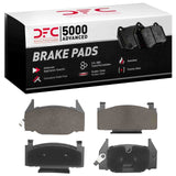 Dynamic Friction 1980-1982 Chevrolet Chevette Front 5000 Advanced Semi Metallic Brake Pads by Dynamic Friction Company 1551-0191-00