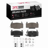 Dynamic Friction 1980-1982 Chevrolet Chevette Front 5000 Advanced Semi Metallic Brake Pads and Hardware Kit by Dynamic Friction Company 1551-0191-01