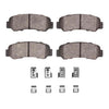 Dynamic Friction 1976-1980 Plymouth Arrow Rear 5000 Advanced Semi Metallic Brake Pads and Hardware Kit