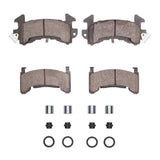 Dynamic Friction 1982-1988 Chevrolet Camaro Rear 5000 Advanced Semi Metallic Brake Pads and Hardware Kit