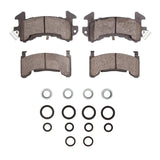 Dynamic Friction 1978-1985 Buick Electra Rear 5000 Advanced Semi Metallic Brake Pads and Hardware Kit by Dynamic Friction Company 1551-0202-02