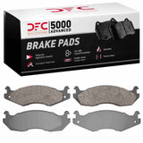 Dynamic Friction 1982-1992 American Motors SPIRIT Front 5000 Advanced Semi Metallic Brake Pads by Dynamic Friction Company 1551-0203-00