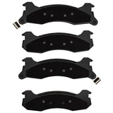 Dynamic Friction 1982-1990 Ford Mustang Rear 5000 Advanced Semi Metallic Brake Pads by Dynamic Friction Company 1551-0204-00