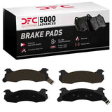 Dynamic Friction 1982-1990 Ford Mustang Rear 5000 Advanced Semi Metallic Brake Pads by Dynamic Friction Company 1551-0204-00